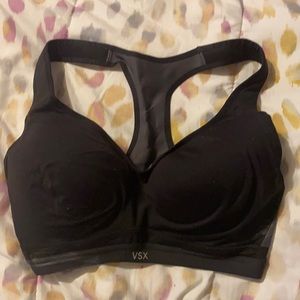Black VSX sports bra. 32DD